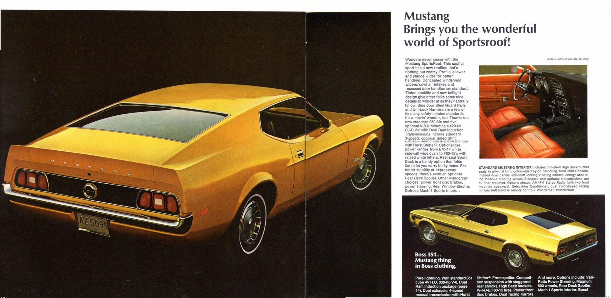 1971 Ford Mustang Brochure Page 2